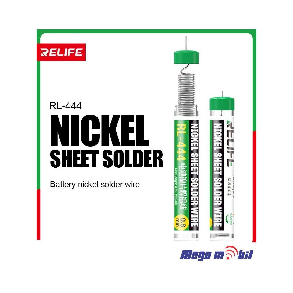 Nickel zica RL-444 za lemenje baterii