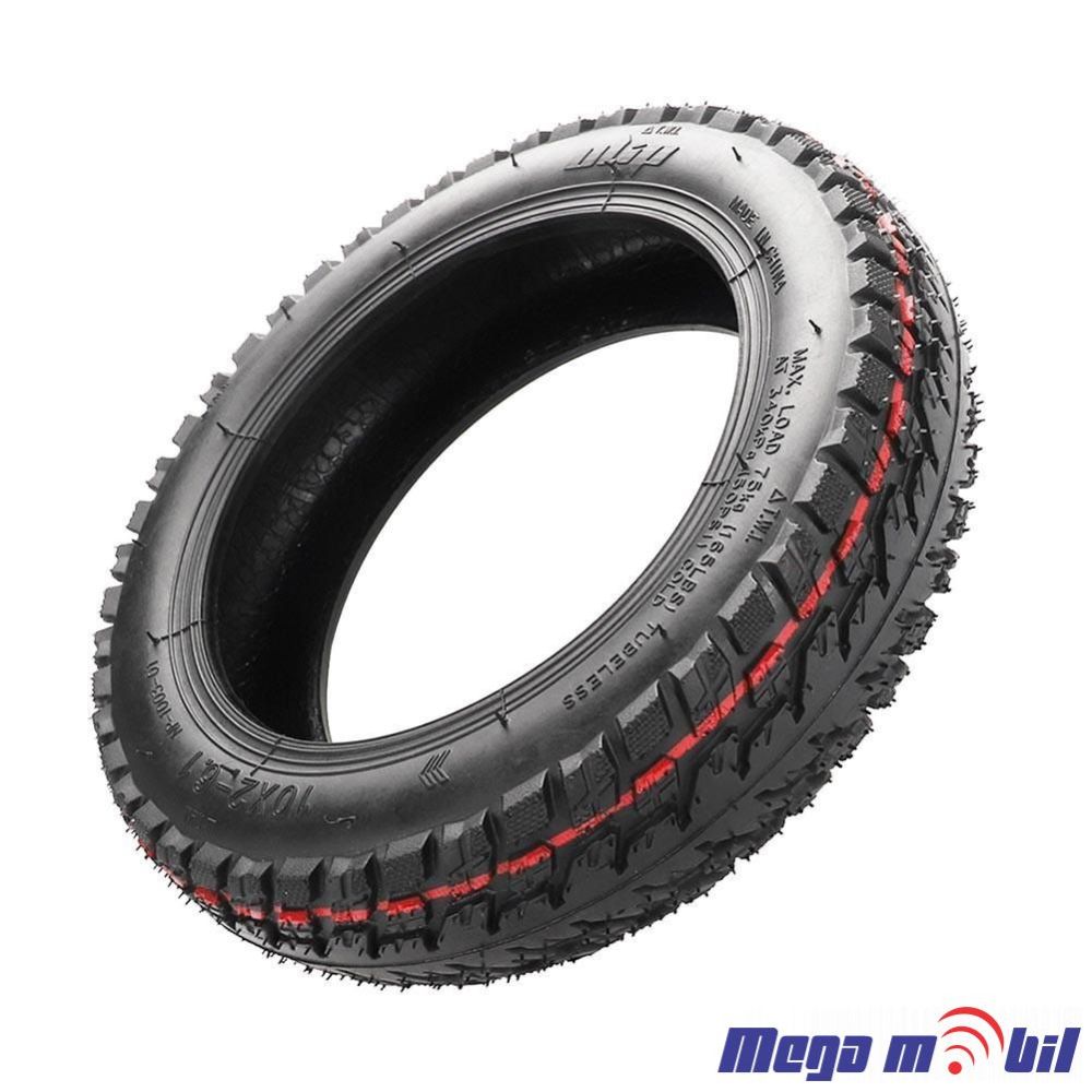Tubeless guma 10x2 6.1" za trotinet black.