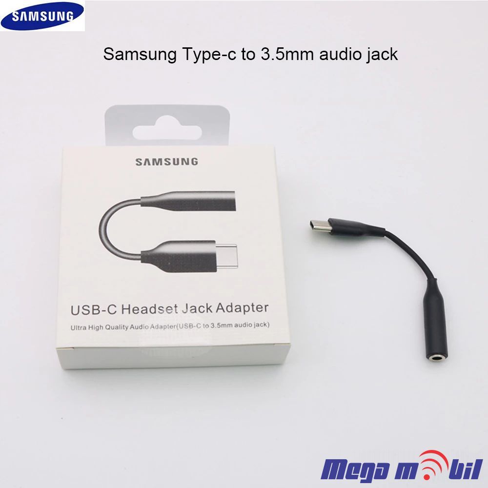 Kabel Type C na 3.5mm Samsung/iPhone za slusalki black
