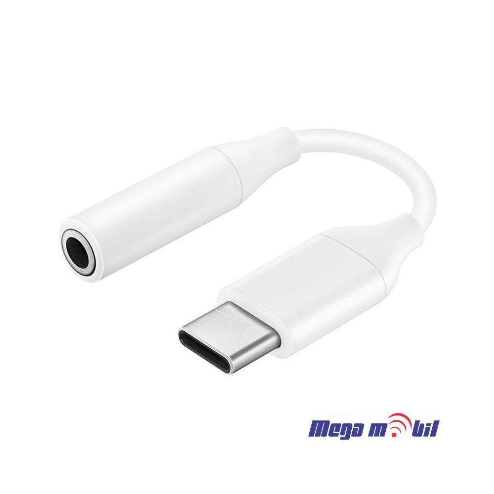 Kabel Type C na 3.5mm Samsung/iPhone za slusalki white