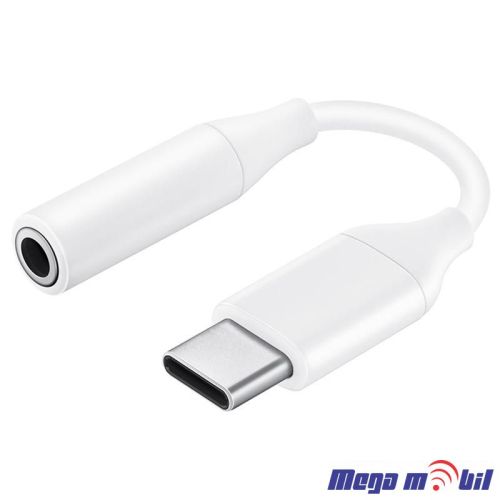 Kabel Type C na 3.5mm Samsung/iPhone za slusalki white