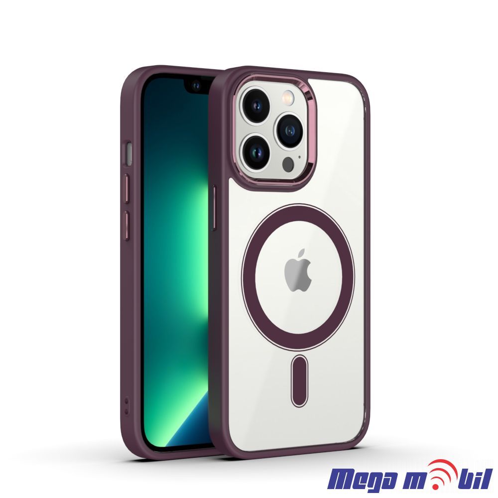 Futrola iPhone 12/ 12 Pro Magsafe Acrylic cherry.