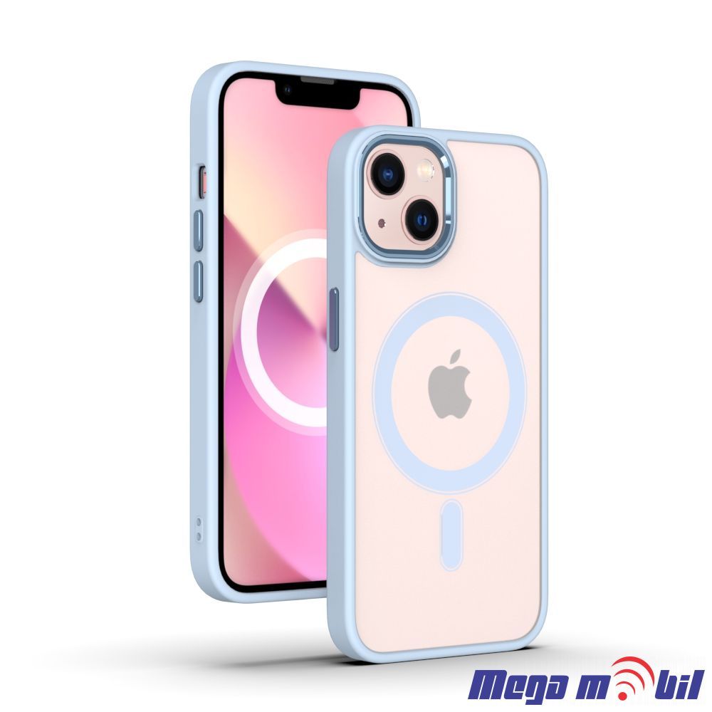 Futrola iPhone 13 Magsafe Acrylic light blue.