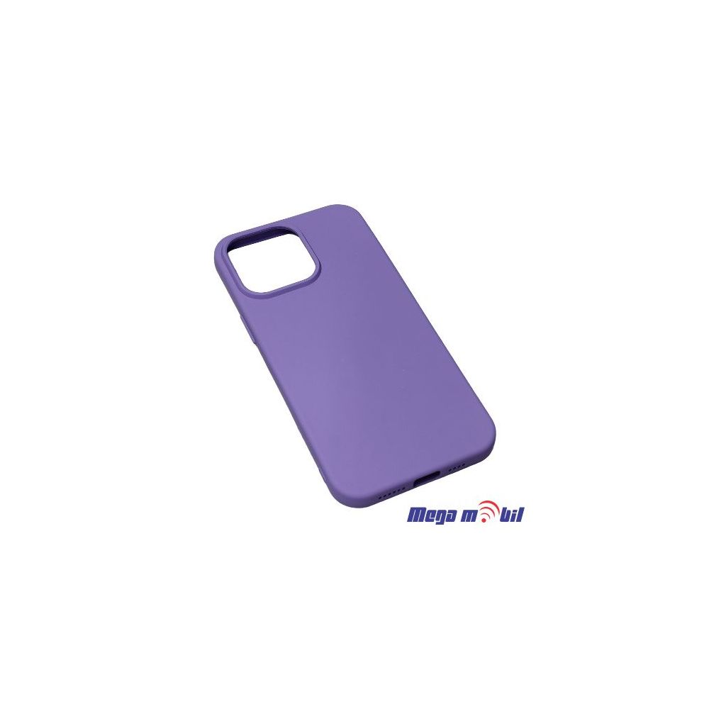 Futrola iPhone 14 Plus Silicon Color purple.