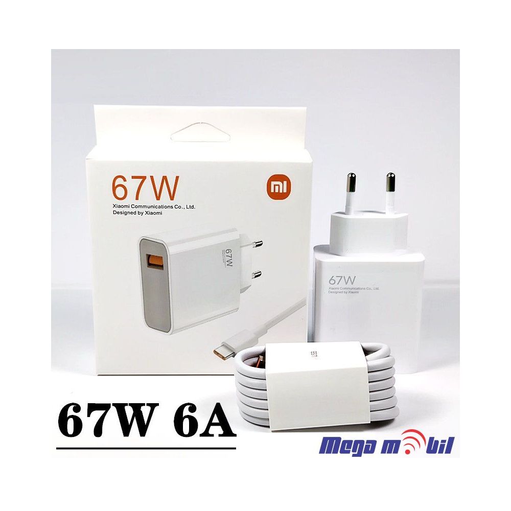 Polnac 220V Xiaomi 67W Fast Charger so kabel