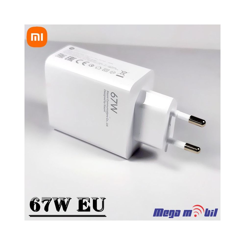Polnac 220V Xiaomi 67W Fast Charger so kabel