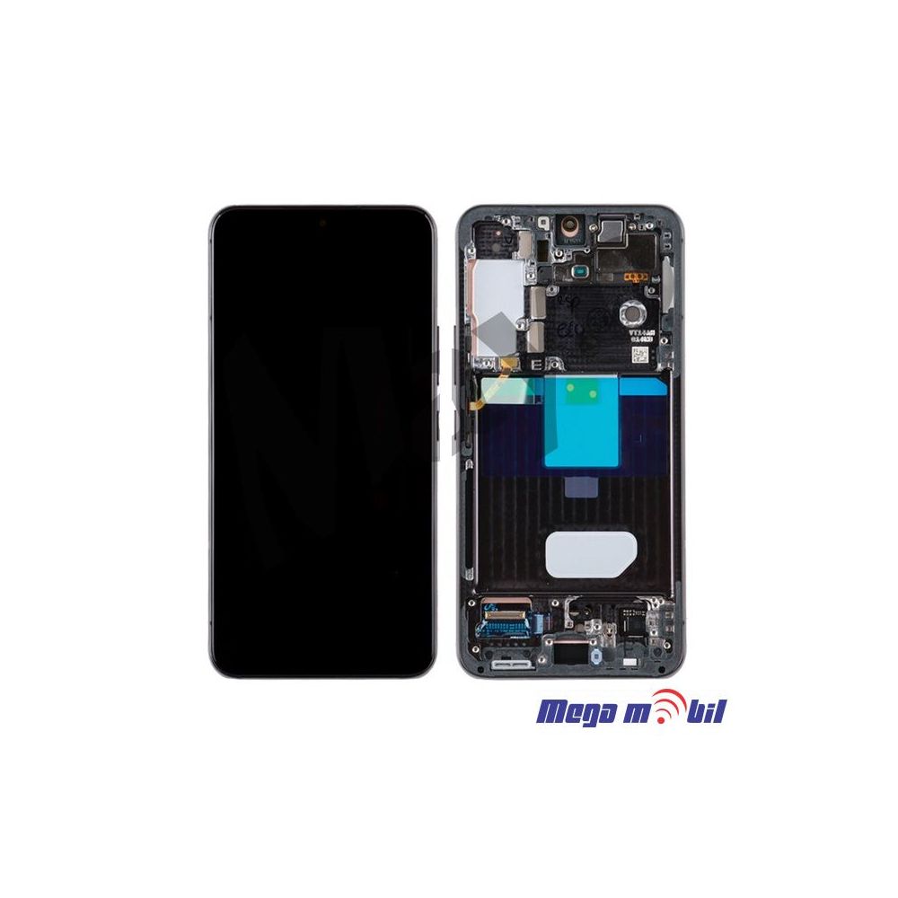 Ekran Samsung S901B S22 SO RAMKA Black full org