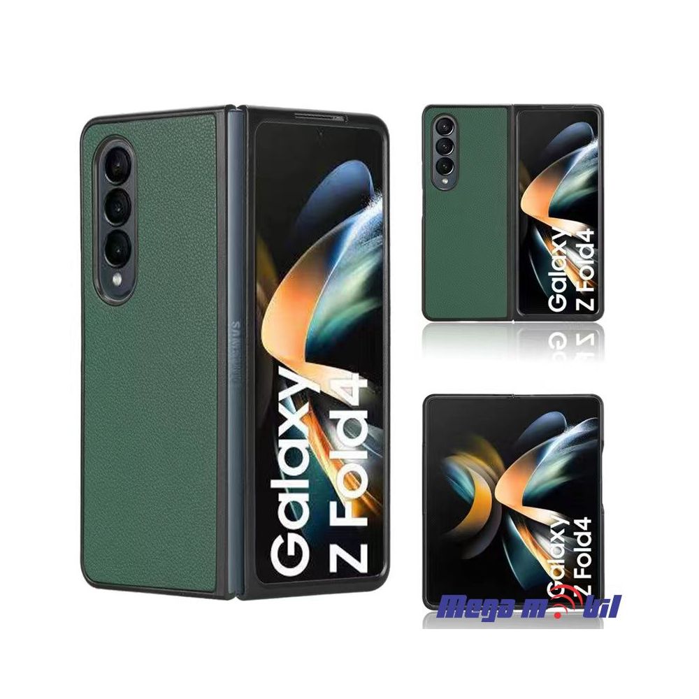 Futrola Samsung Galaxy Z Fold 4 Leather green (predna i zadna)