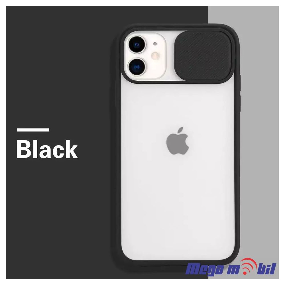 Futrola iPhone 12 TPU Acrylic slide black