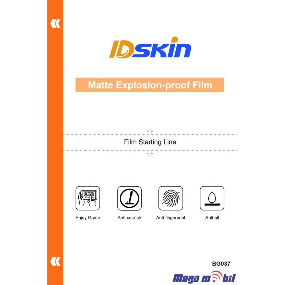 Hidrogel screen protector IDskin TPU Matte 18 x 12 cm 50kom.