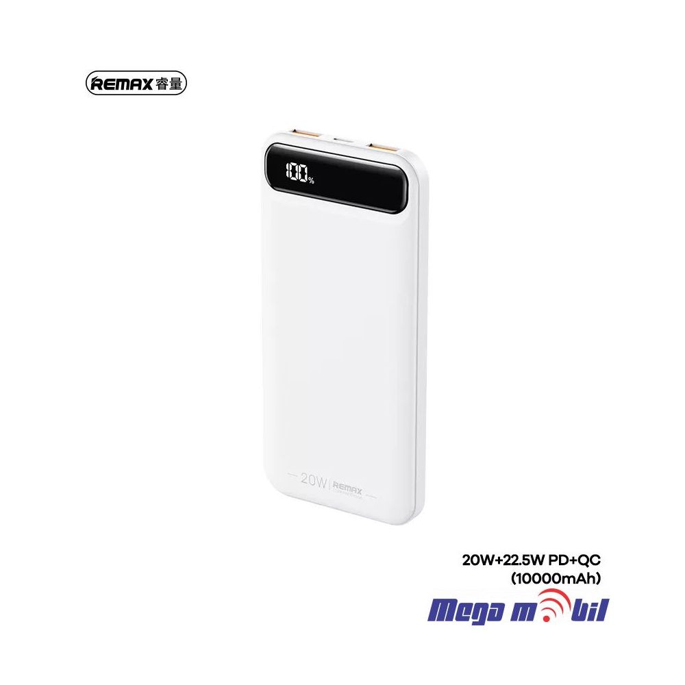 Baterija eksterna 10000mAh REMAX Bole RPP-520 FAST+PD white