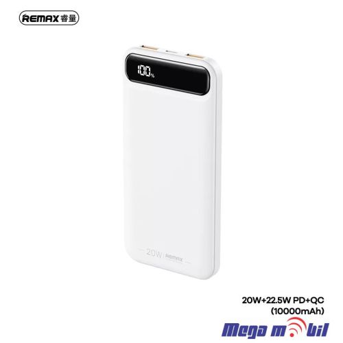 Baterija eksterna 10000mAh REMAX Bole RPP-520 FAST+PD white