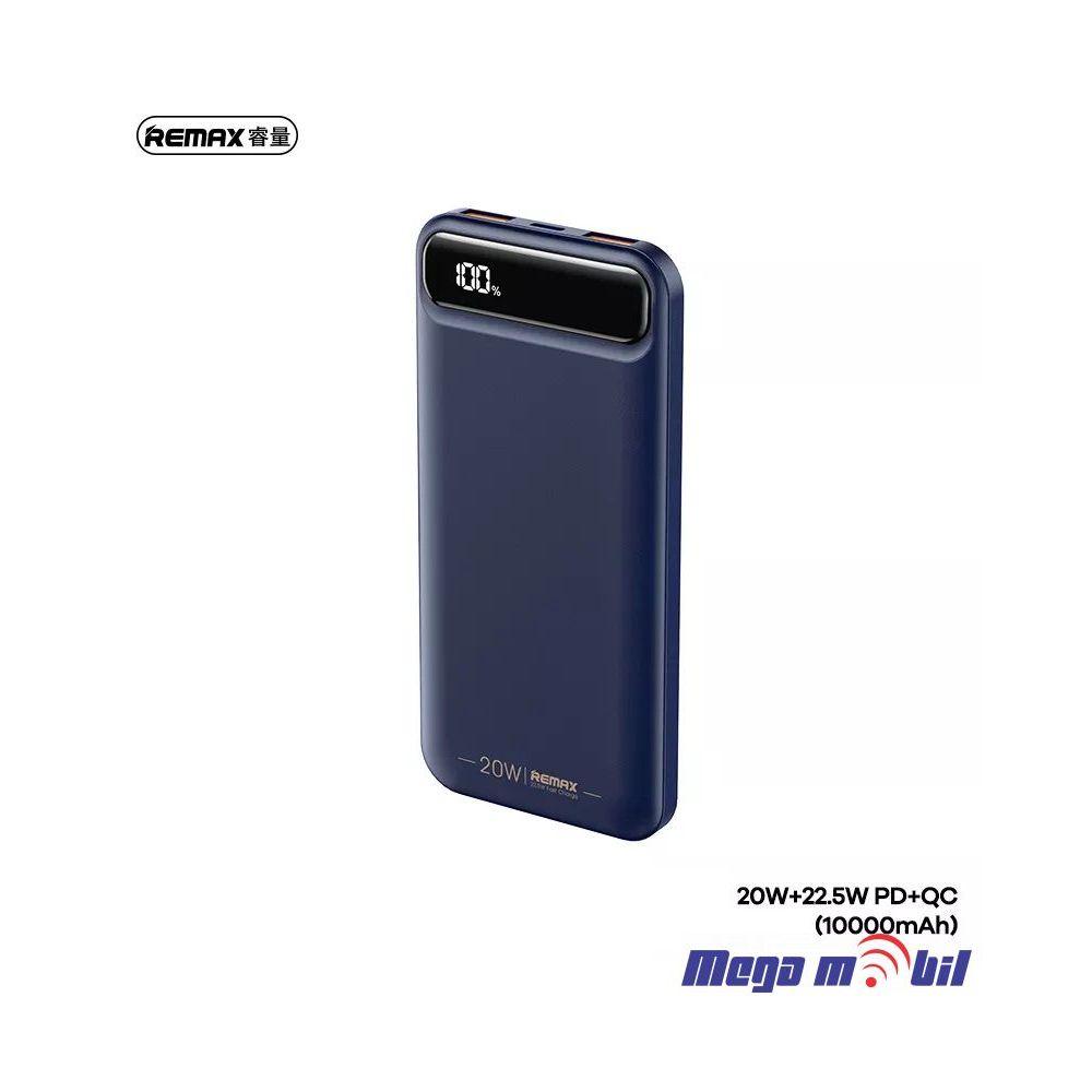 Baterija eksterna 10000mAh REMAX Bole RPP-520 FAST+PD blue