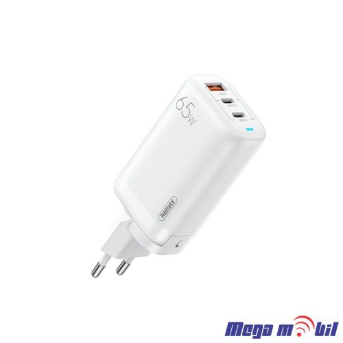 Polnac 220V REMAX Ligil Series 65W PD+QC GaN RP-U55 2C1A