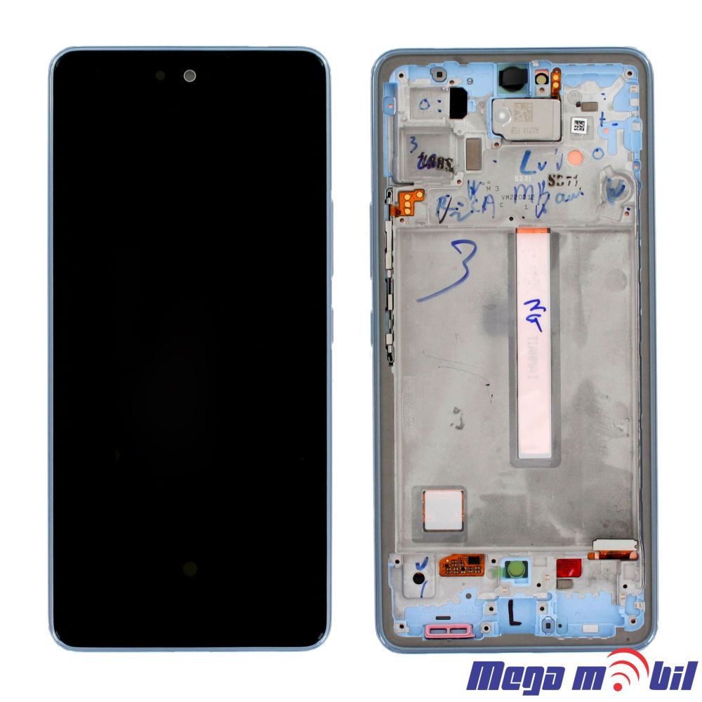 Ekran Samsung A536B/ A53 5G SO RAMKA blue full org 