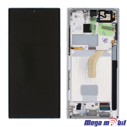 Ekran Samsung S908B S22 Ultra SO RAMKA White full org