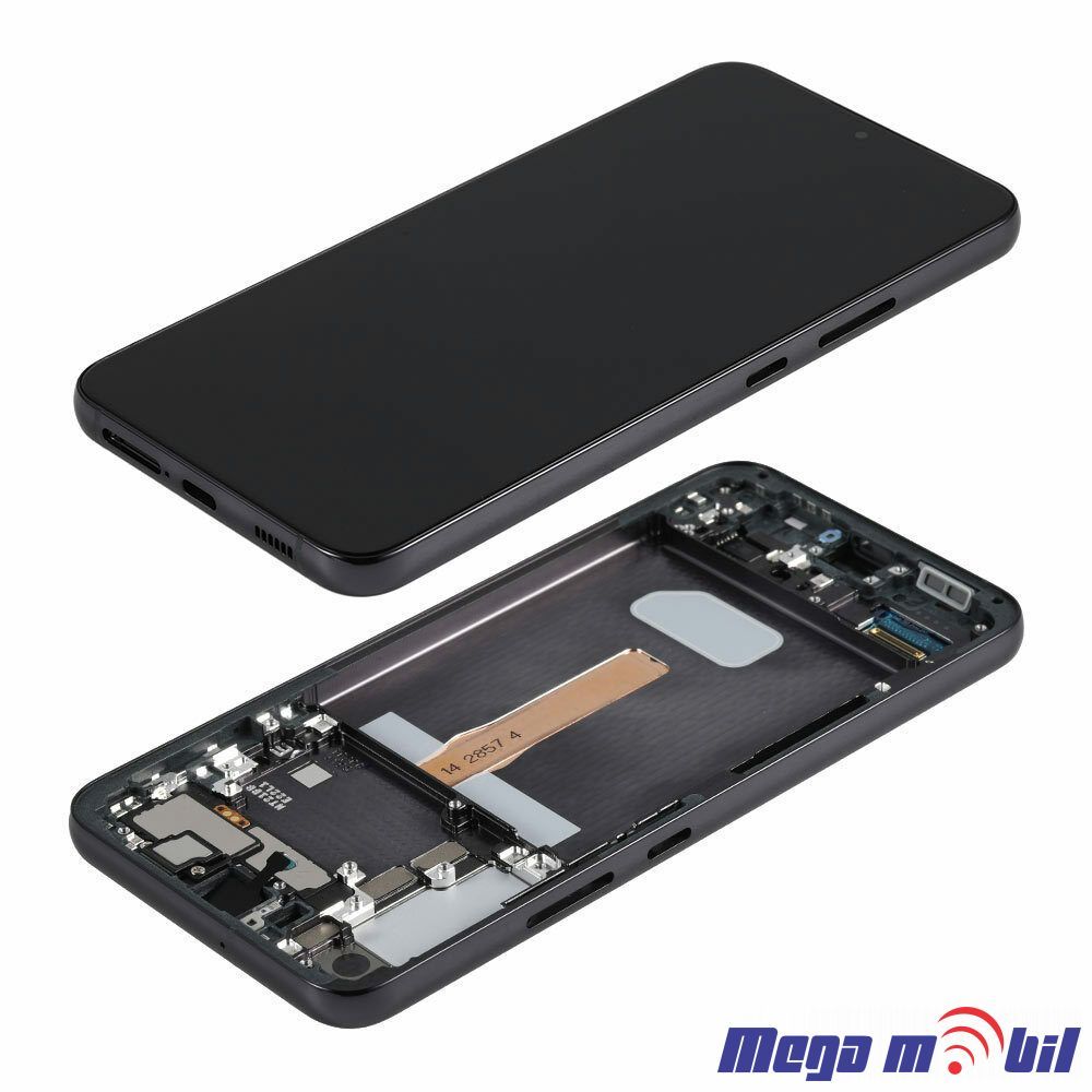 Ekran Samsung S906B S22 Plus SO RAMKA Black full org