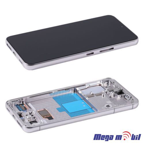 Ekran Samsung S901B S22 SO RAMKA White full org