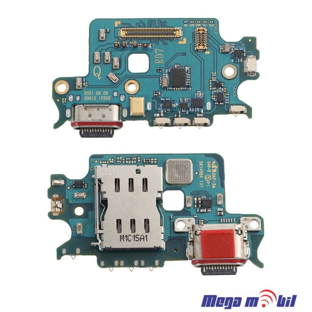Konektor za polnenje Samsung S901B/ S22 5G komplet plocka