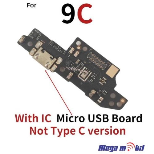 Konektor za polnenje Xiaomi Redmi 9C so plocka