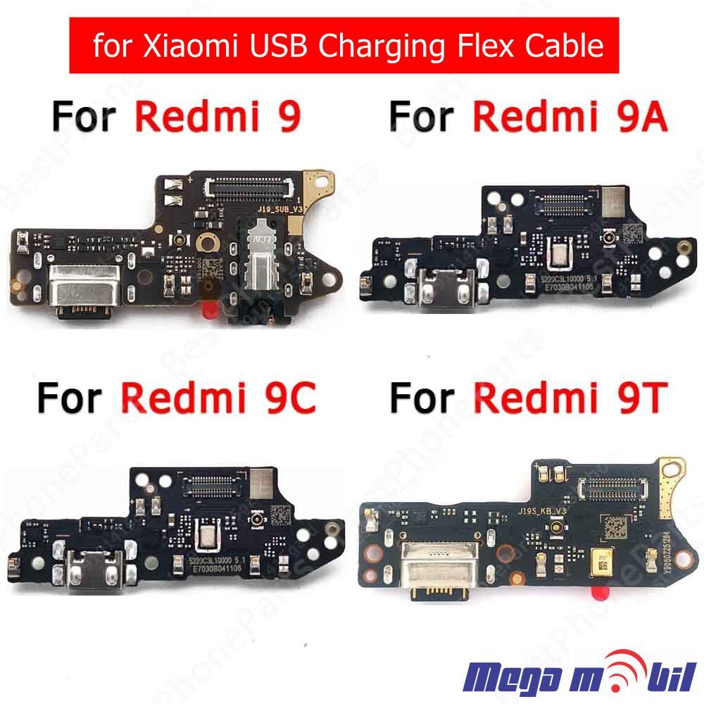 Konektor za polnenje Xiaomi Redmi 9C so plocka