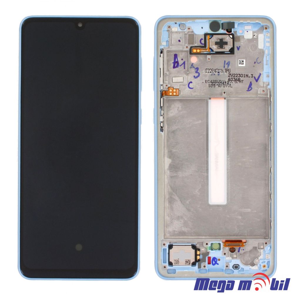 Ekran Samsung A336B/ A33 5G SO RAMKA blue full org 
