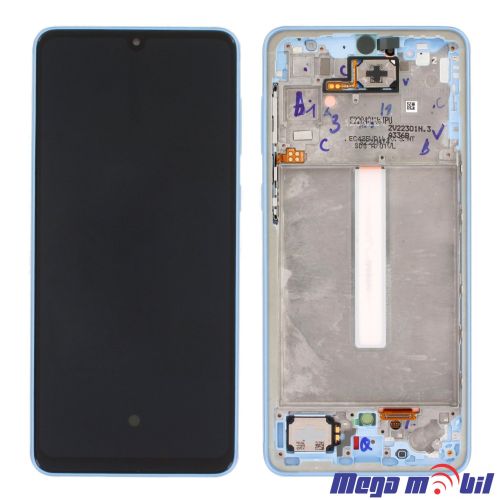 Ekran Samsung A336B/ A33 5G SO RAMKA blue full org 