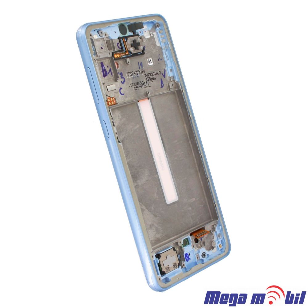 Ekran Samsung A336B/ A33 5G SO RAMKA blue full org 