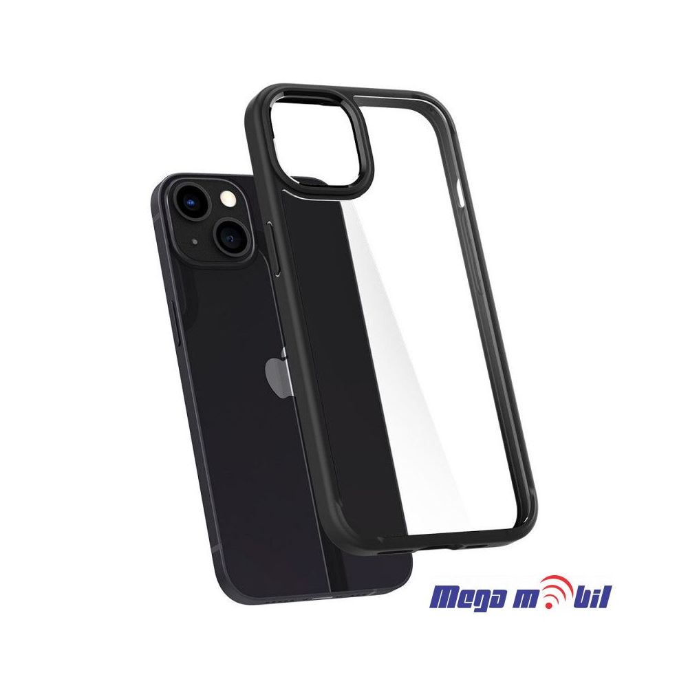 Futrola iPhone 13 Spigen Ultra Hybrid transparent black.