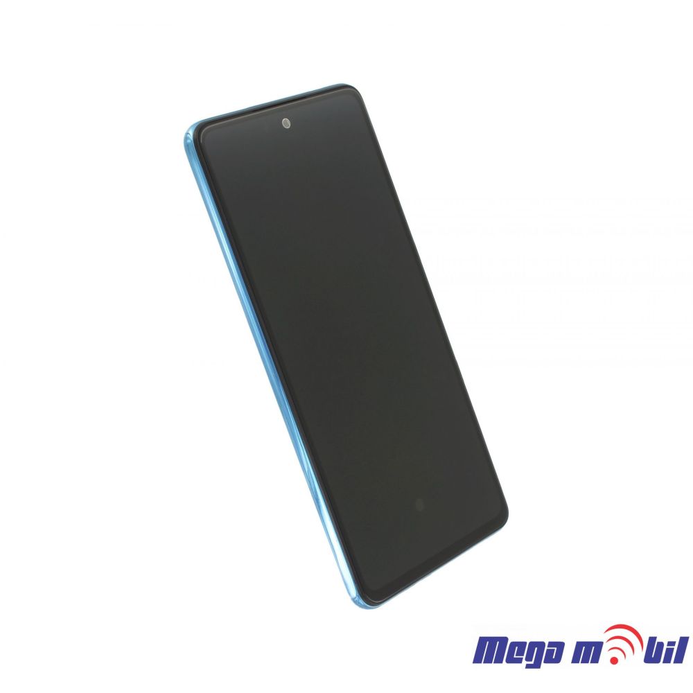 Ekran Samsung A525F/ A52 4G SO RAMKA blue full org 