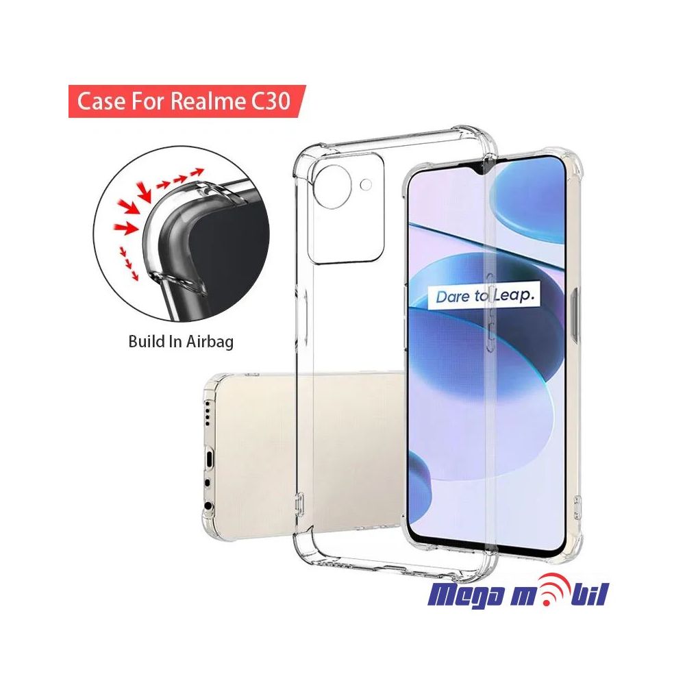 Futrola Realme C30 Ice Cube transparent