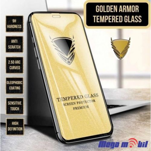 Tempered glass za Motorola Moto G22 Golden Armor 5D black.