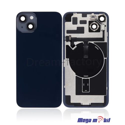 Zadno staklo iPhone 14 black Full ORI SH so flet wireless polnenje i blic