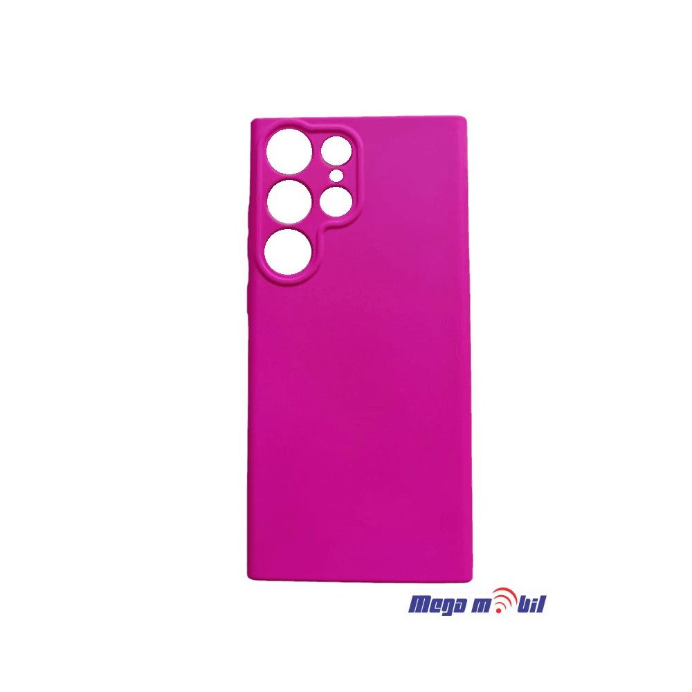 Futrola Samsung S23 Ultra Silicon Color pink.