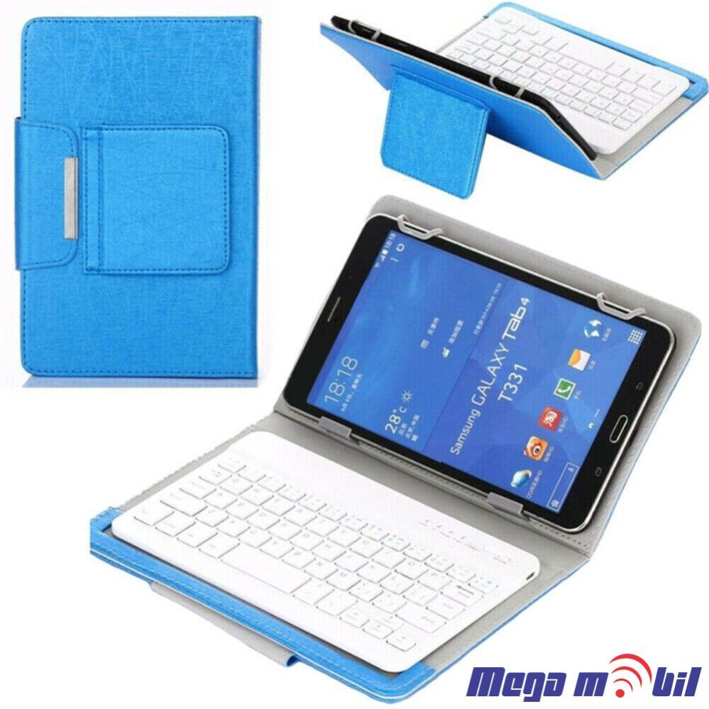 Futrola Tablet Univerzalna so Bluetooth tastatura 10" blue