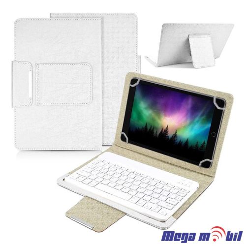 Futrola Tablet Univerzalna so Bluetooth tastatura 11" white