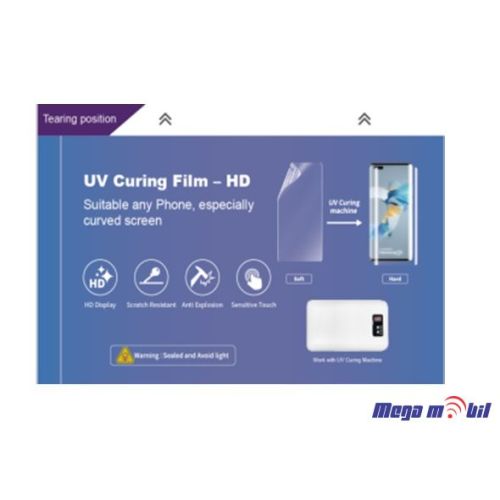 Hidrogel screen protector UV IDskin 19 x 12 cm 10kom.