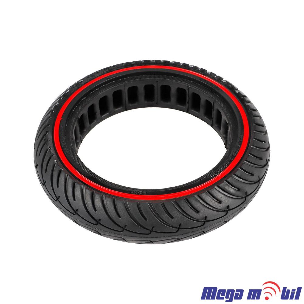 Polna guma za trotinet 10x2.5 LINE Red.