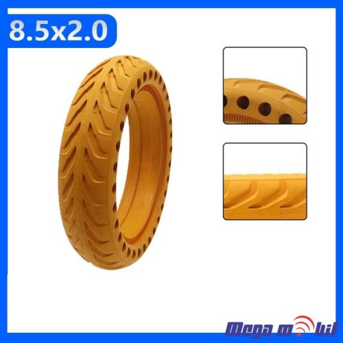 Polna guma za trotinet 8.5" Tip 1 yellow Sake.