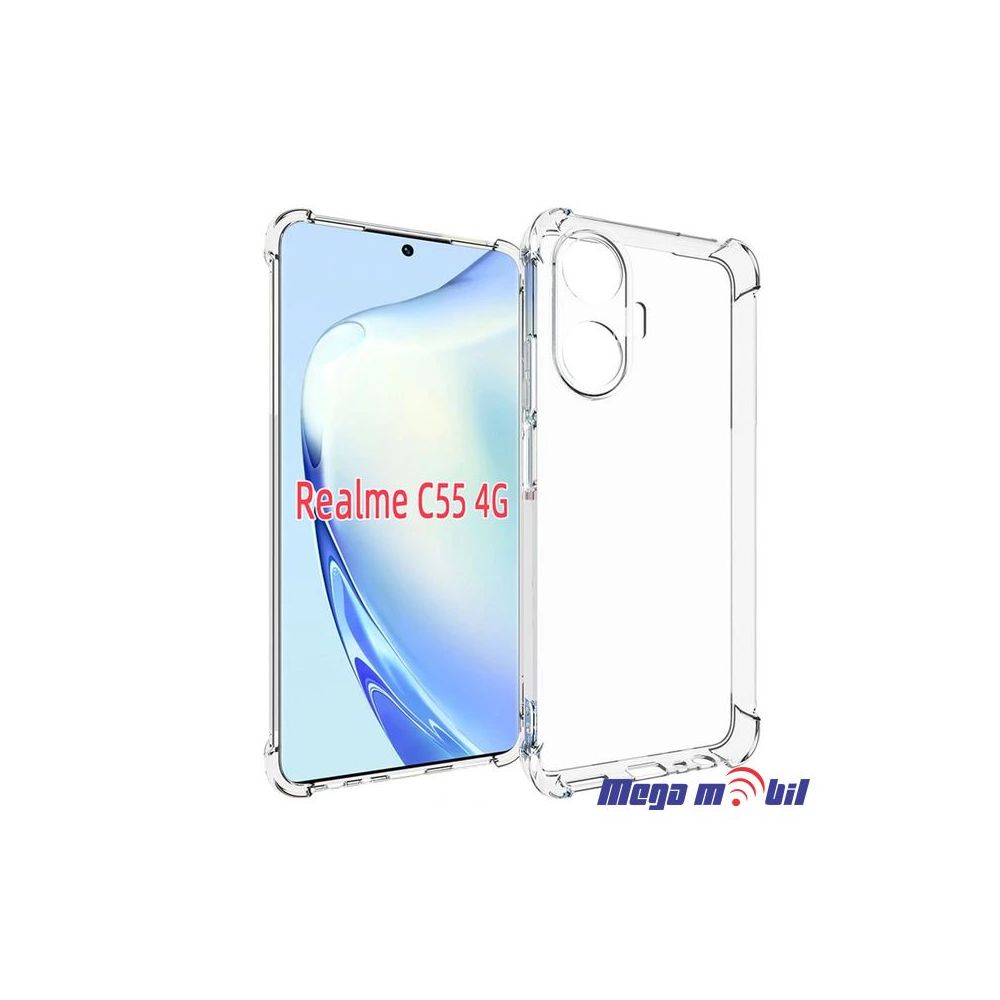 Futrola Realme C55 Ice Cube transparent