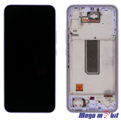 Ekran Samsung A346B/ A34 5G SO RAMKA violet full org 