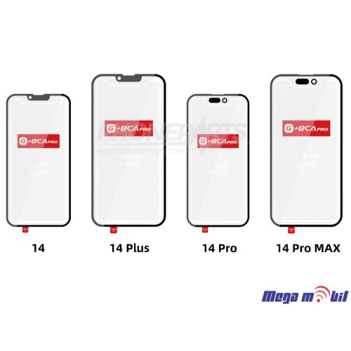 Staklo iPhone 14 so OCA