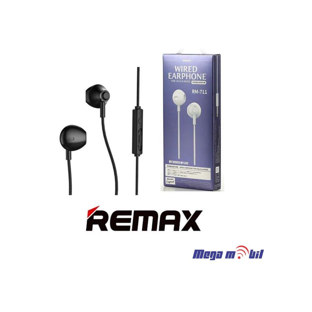 Slusalki REMAX 3.5mm RM-711 black
