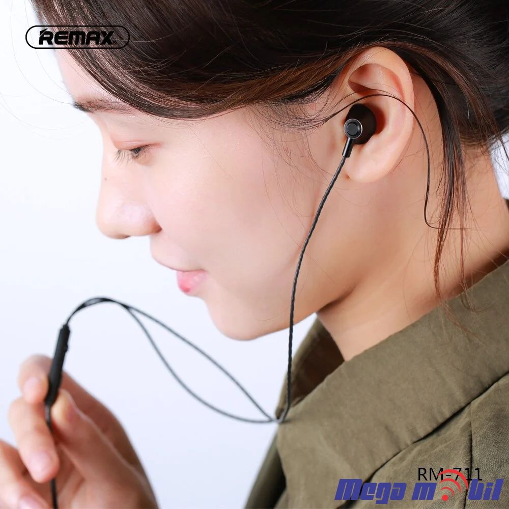 Slusalki REMAX 3.5mm RM-711 black