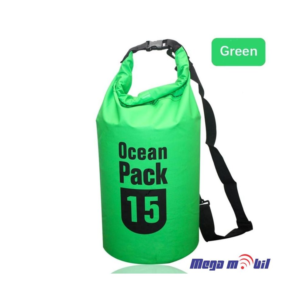 Torba Vodootporna 15L green