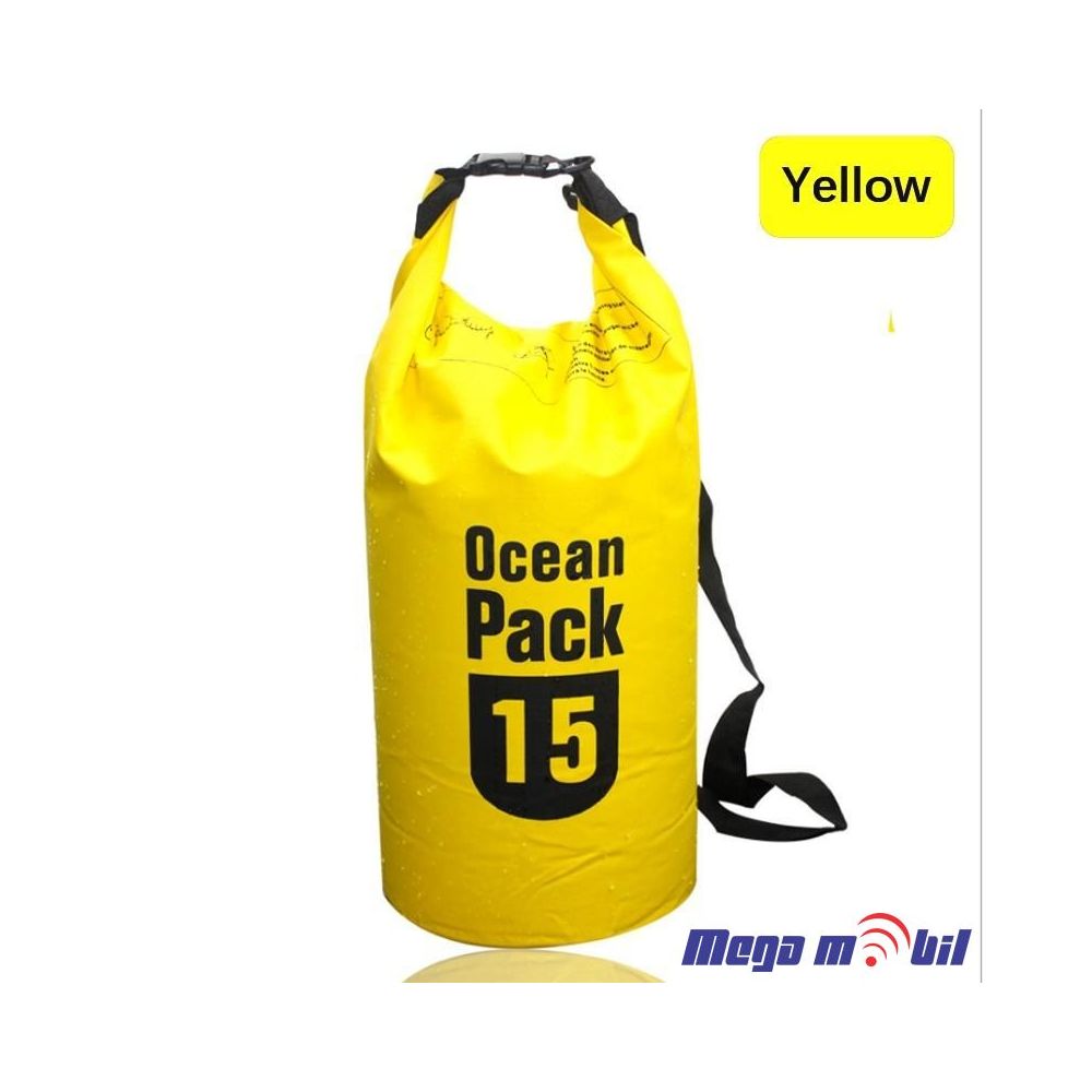 Torba Vodootporna 15L yellow