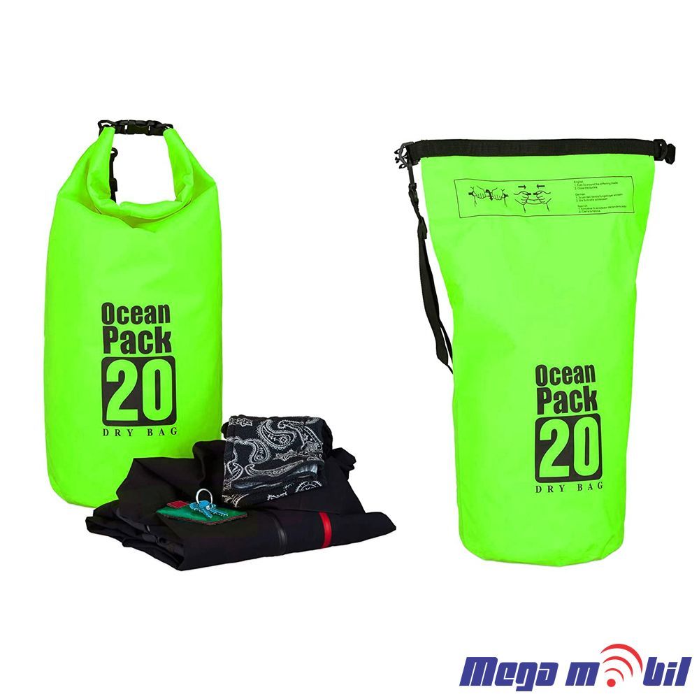 Torba Vodootporna 20L green