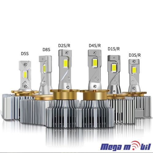 LED HEADLIGHT X6 D8S 35W 6000K CANBUS.