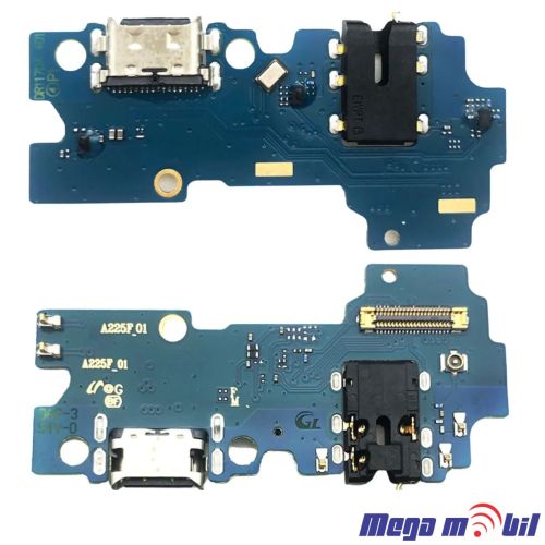 Konektor za polnenje Samsung A225F/ A22 4G komplet plocka full org