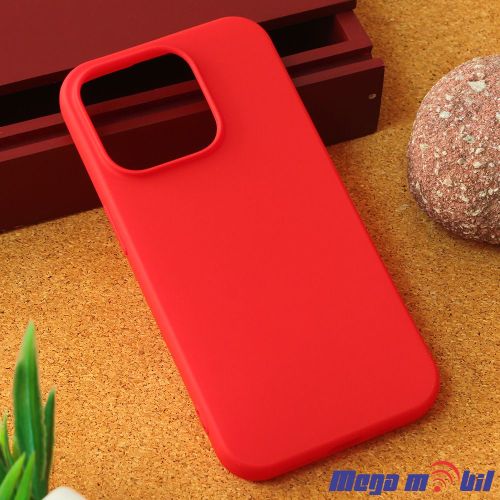 Futrola iPhone 15 Pro Pudding MAT red.